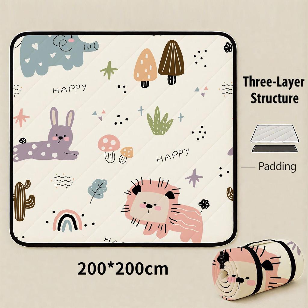 Thickened Waterproof Outdoor Picnic & Camping Mat - Foldable, Moisture-Proof, Portable
