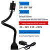 Magnetic LED Work Lights for CNC & Milling Machines, 220V/24V, Gooseneck Hose Design