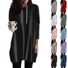 Women's  Hoodies Casual 3/4 Sleeve Shirts Fashion Print Tunic Tops With Pockets