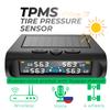 Солнечный TPMS Монитор давления в шинах со светодиодным дисплеем, Система оповещения о давлении и температуре в реальном времени