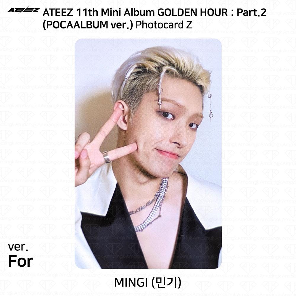 ATEEZ 11-й мини-альбом Golden Hour Часть 2 POCAALBUM Фотокарточка ДЛЯ VER
