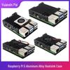 Бронированный корпус из алюминиевого сплава для Raspberry Pi 5 с PWM-вентилятором, инструментами и термопастой