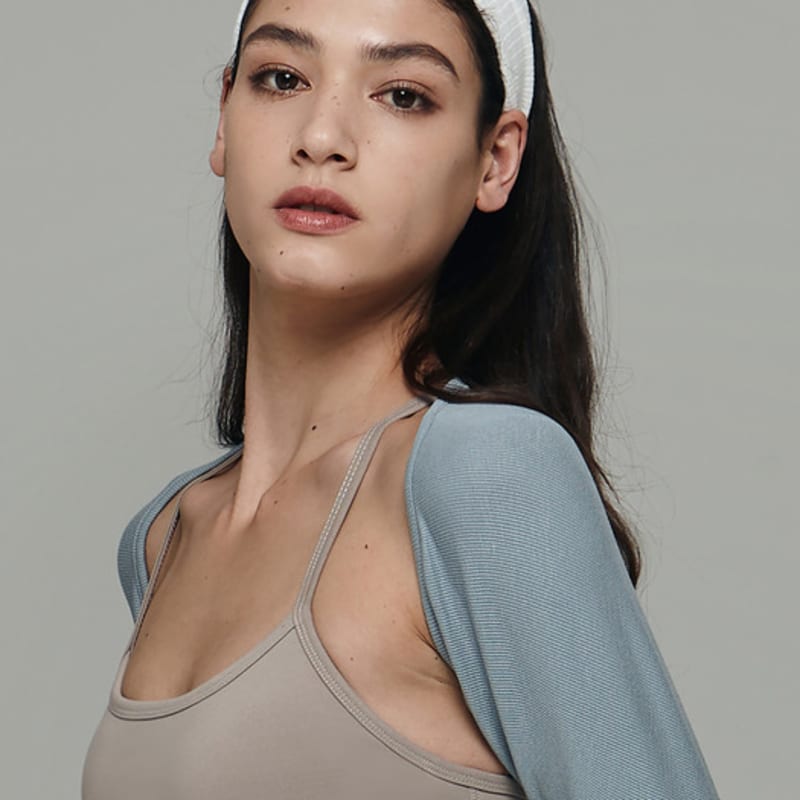 DEVIWEAR Женская одежда для йоги DEVI-A0003 - Слоновая кость Повязка для волос Pilates Laura Golji