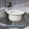 Kitchen Sink Drain Basket Swan Drain Rack Universal Simple Installation Multifunctional Kitchen Triangular Sink Filter Swan Drain Basket