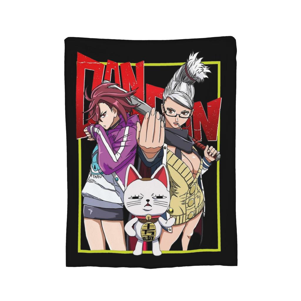 Turbo Granny Dandadan Anime Flannel Blankets Creative Throw Blanket for Bed Sofa Couch 200x150cm Plush Thin Quilt,