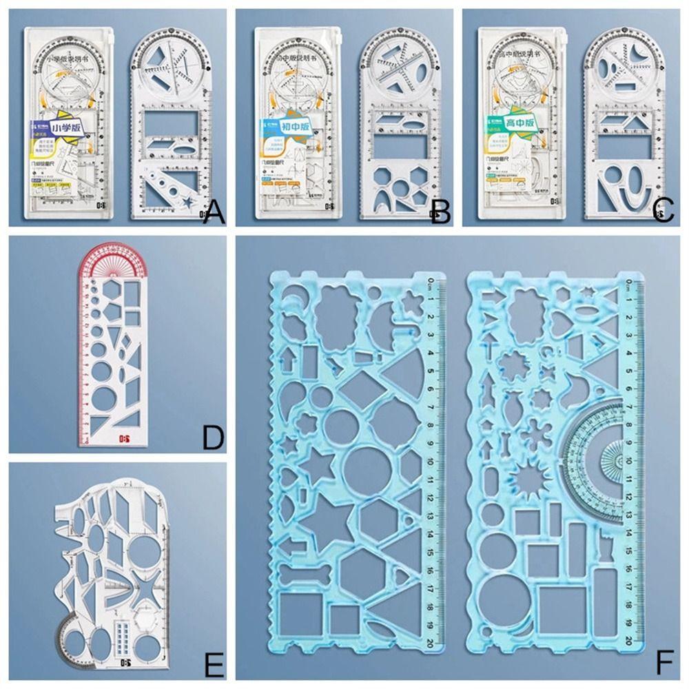 Drawing Rulers Geometric Ruler Mathematics Drawing Template Mathematics Ruler  Student Use