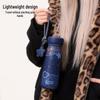 Модная изолированная бутылка для воды с соломинкой из нержавеющей стали