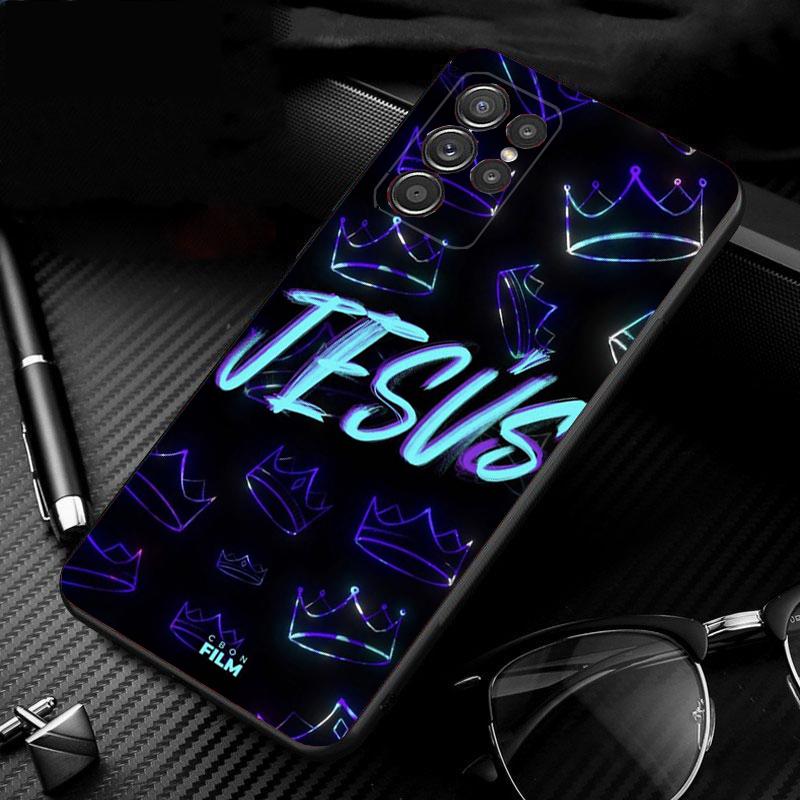 Чехол для телефона с изображением Иисуса для Samsung S26 S25 S24 S23 S22 Ultra S23 S22 S25 Plus S24 FE S26Edge