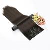 XINRAN Hair Extension Synthetic Straight Hair Clips For Women 150g High Temperature Fiber