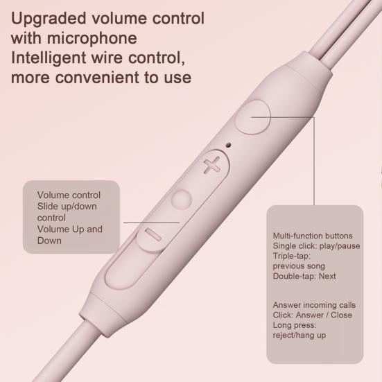 Проводные наушники Удобная изоляция Звук Hi-Fi Внутриканальные Шумоподавление Тяжелый бас Чувствительный динамик Type-C