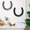 Подкова Украшение Ретро Стиль Талисман На Удачу Металлическая Подкова Настенный Декор Западный Подкова Украшение для Ковбойских Вечеринок