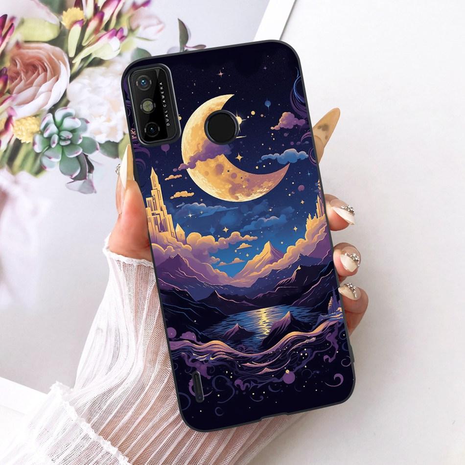 Для Tecno Spark Go 2020 / Spark 6 Go KE5j KE5k KE5S Чехол для телефона с рисунком «Крутой Дракон и Тигр» Черный Силиконовый Мягкие Чехлы