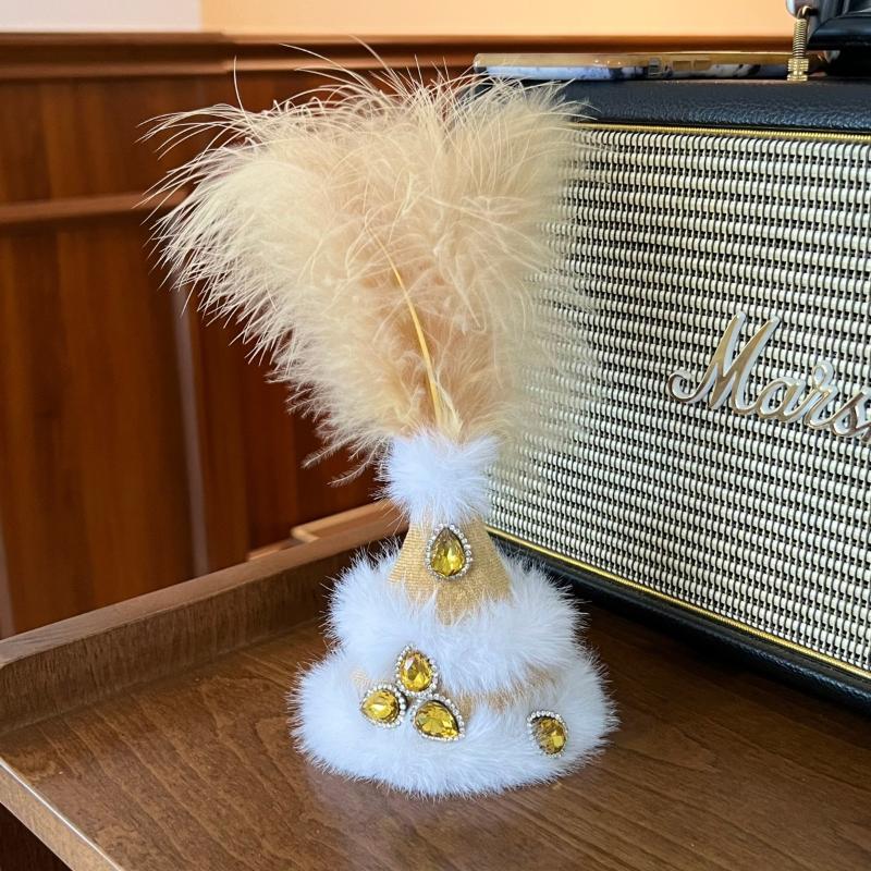 Ethnic Style Beaded Embroidered Sheep Plush Bag Charm Soft Fluffy Key Pendant for Women Purse Backpack Xmas Gift
