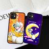 Cartoon D-Diddl For IPhone 11 12 13 14 15 16 Pro Max Plus Matte Translucent Phone Cover