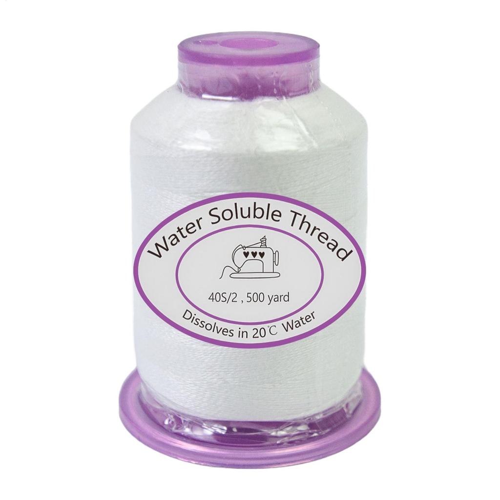 Sewing Thread 1492.7ft Water Soluble Thread Spool Dissolvable Cord For Costume Making Fabric Art Creation Crafts Embroidery Work