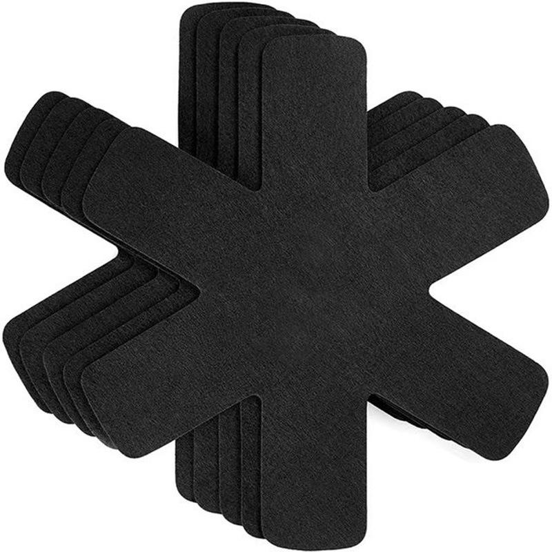 Шестиугольная нескользящая фетровая подставка под горячее - Термостойкий, легко моющийся протектор для столовой посуды