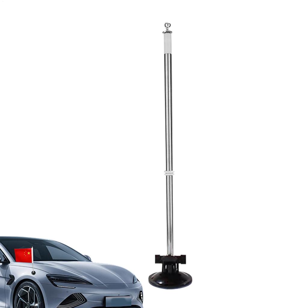 Suction Cup Flagpole Indoor Car Flag Mounting Kit Mount Car Flag Mounting Kit Telescopic Flag Holder Indoor Car Flag Mounted Kit