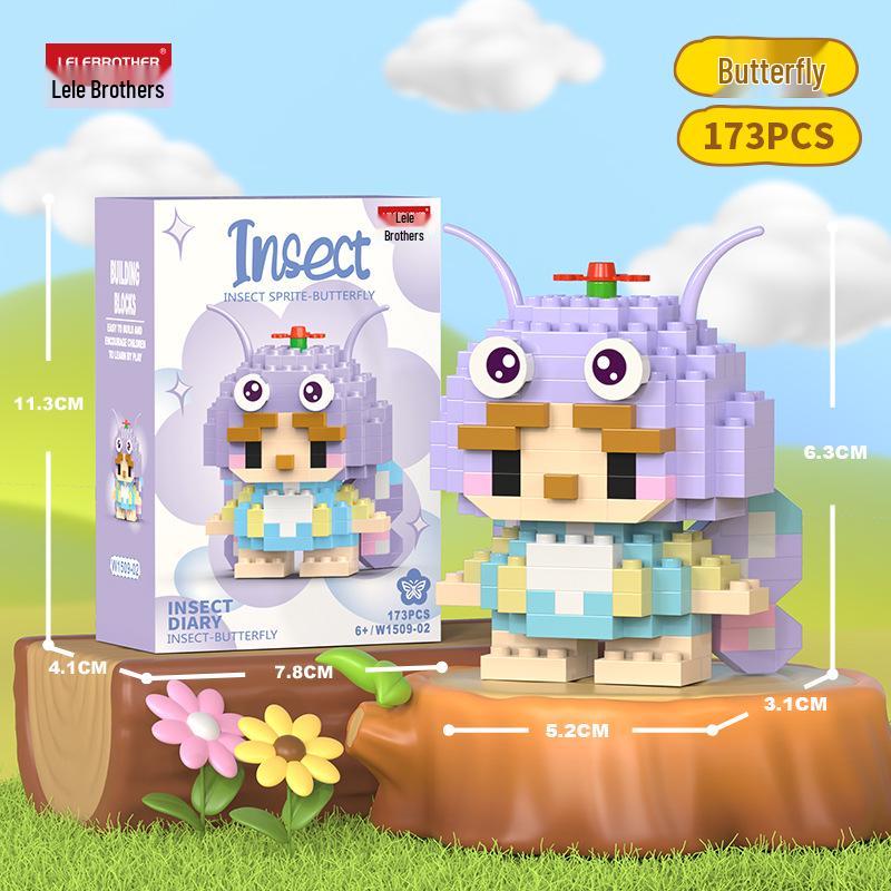 Trendy Anime Figurine Building Blocks Blind Box Toy - Compatible with LEGO, Ideal Gift for Elementary Students