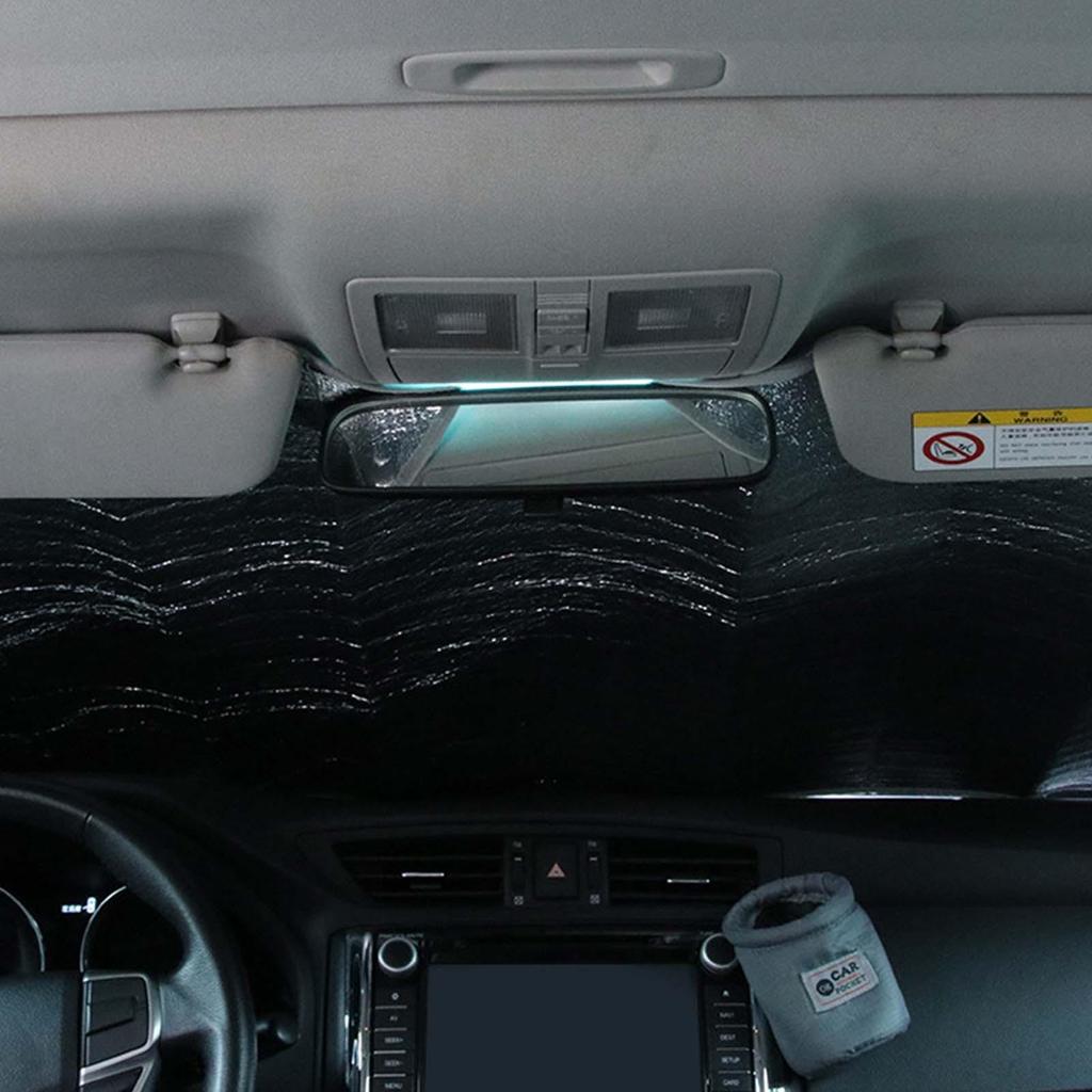 Car Sunshade Curtain Car Thickened Sunscreen UV Protection Automotive Interior Accessories for Vehicles RVs Sedans Trucks