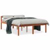 Senior Bed Wax Brown 120 x 190 cm Solid Pine Wood