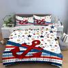 Anchors, stars, and circles. Bedding sets Duvet cover sets Duvet covers Pillowcases(1 * Duvet Cover 2 * Pillowcases without duvet insert)