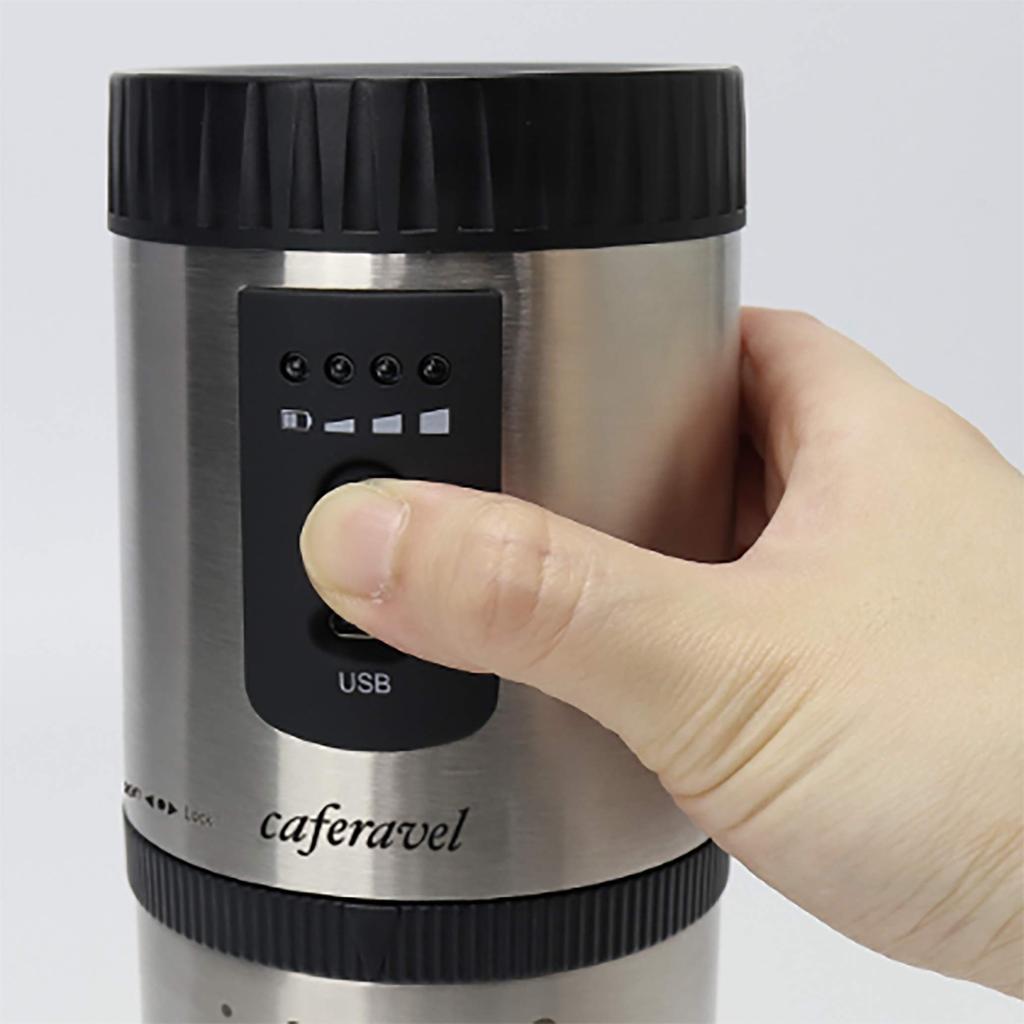 Macross electric coffee maker drink all in one Red all-in-one caféravel (grind beans, drip, unit) MEK-83