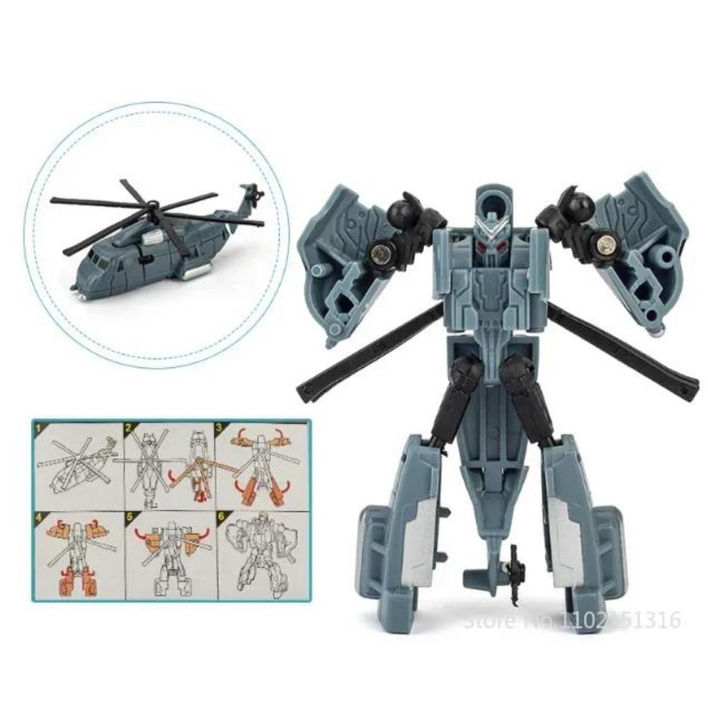 Мини Набор Роботов-Трансформеров Игрушки Модели 2 в 1 Деформируемая Игрушка-Машинка Роботы Игрушки для Детей Подарок Фигурка Дети Игрушки