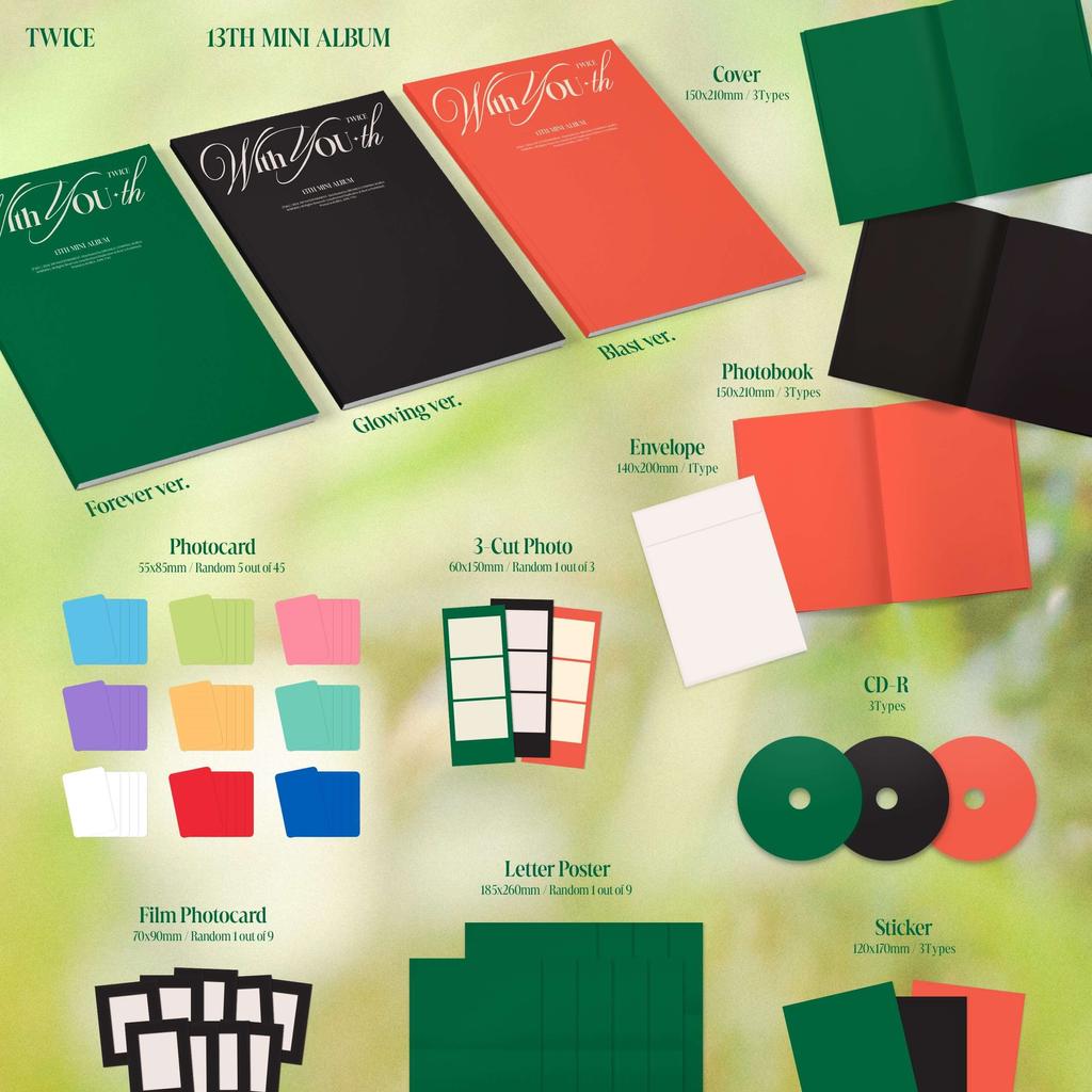 [ПРЕДЗАКАЗ] TWICE 13-й мини-альбом - With YOU-th