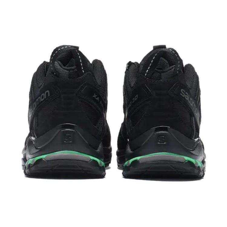 SALOMON XA Pro 3D Замшевые Удобные Прочные Низкие Походные Функциональные Кроссовки Унисекс Черный Зеленый 474783