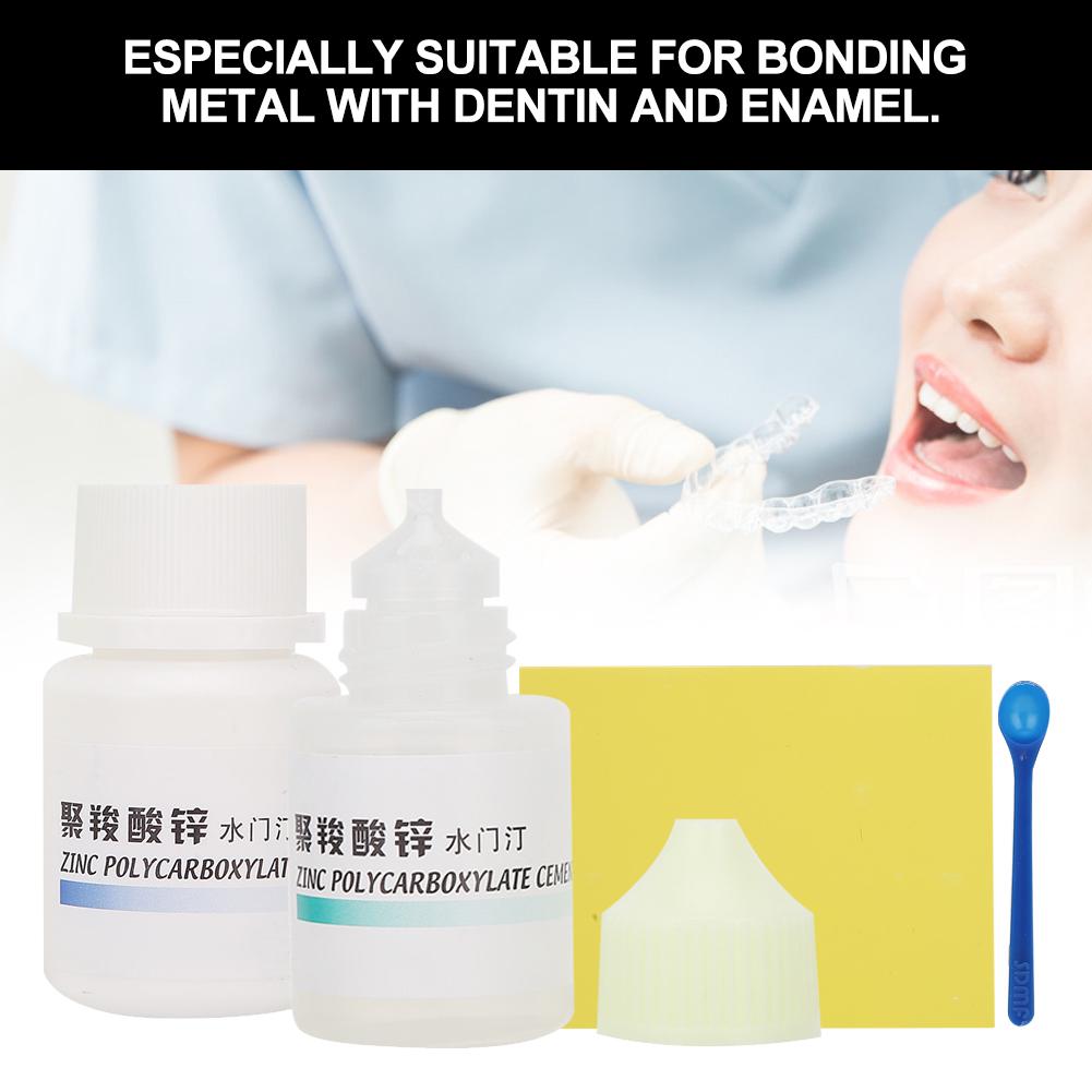 Цинк-поликарбоноксилатный цемент для временной зубной коронки, цемент для пломбирования полостей