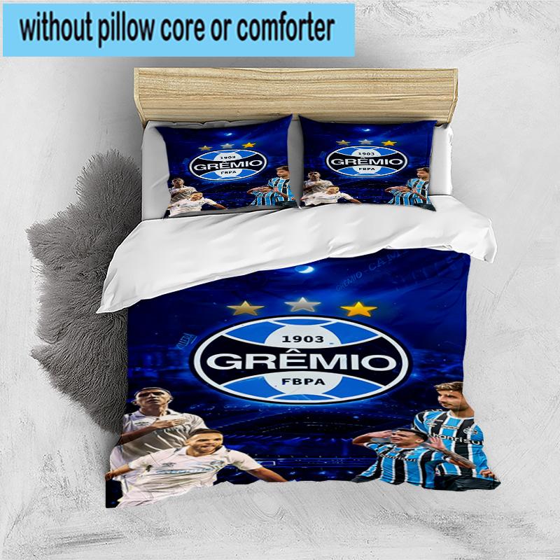 3pcs Fc 1903 Emblem Printed Bedding Set Duvet Cover Closure Includes 1 Duvet Cover & 2 Pillowcases Bedding Sets Home Decor Gifts
