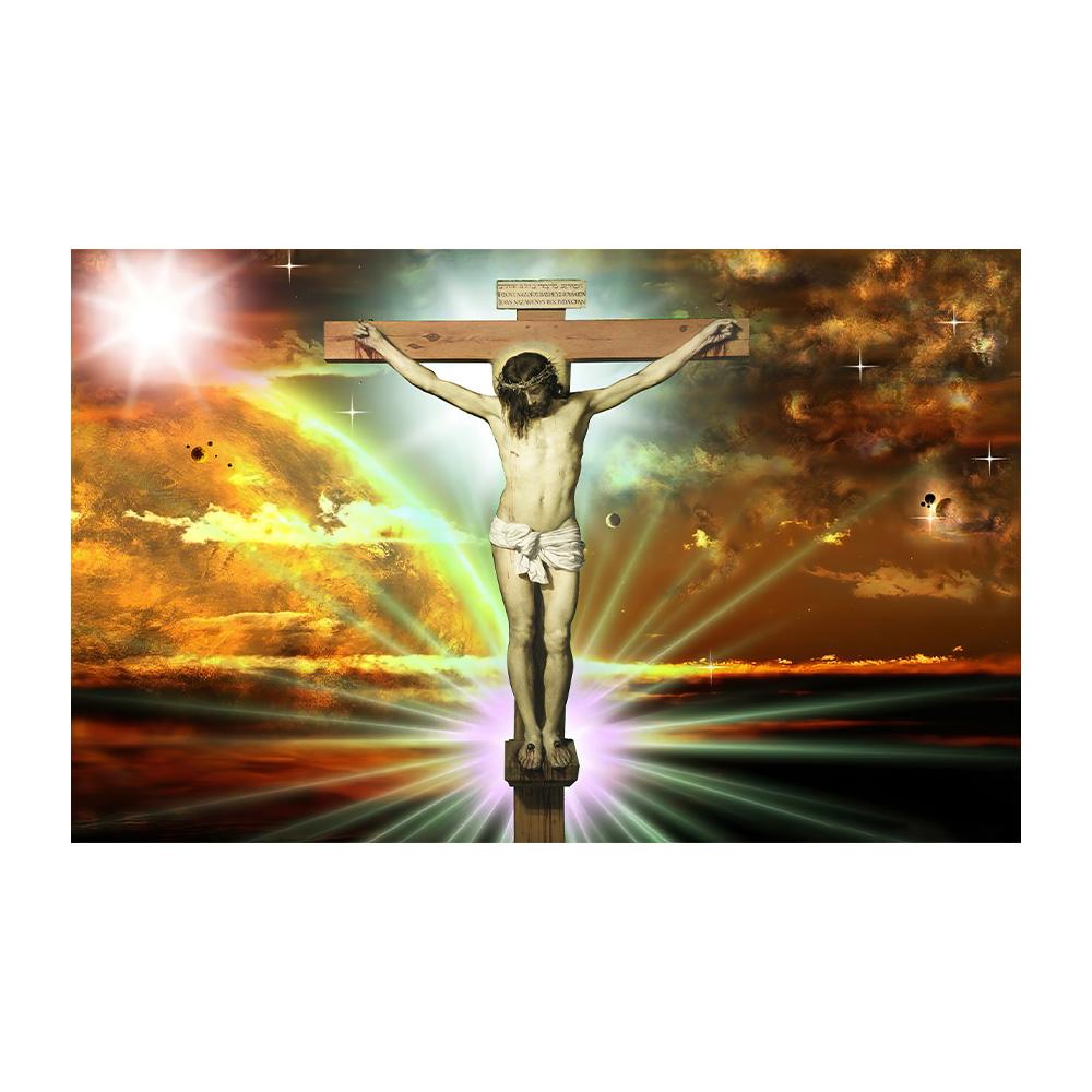 Canvas Painting Christian Poster Jesus Cross Posters and Prints Wall Art Picture For Living Room Decoration
