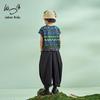 Rizhe KIDS Футболка-поло с коротким рукавом и воротником-стойкой из хлопка с летающей свиньей