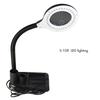 Flexible Magnifying Lamp 5x 10x Table &amp; Desk Magnifying Loupe Energy Saving Led Ultra Bright Light Electronic Repair Tool