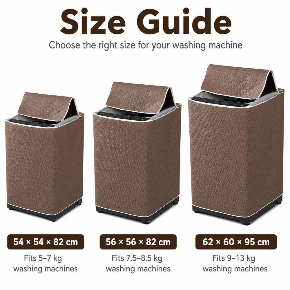 UV Resistant Washing Machine Cover Waterproof Laundry Machine Cover Laundry Room