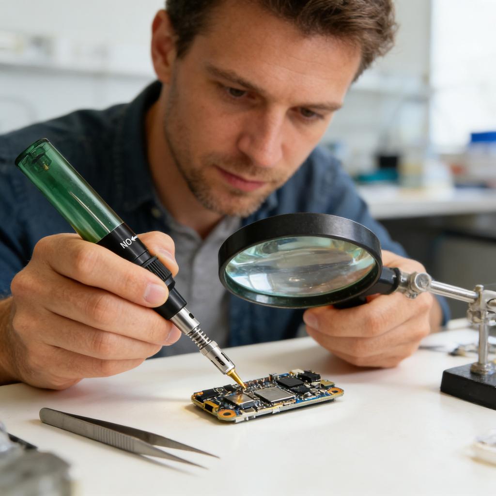 4 In 1 Portable Soldering Iron Kit, Cordless Adjustable Butane Gas Soldering Iron Kit, Welding Torch Tool Set Fit