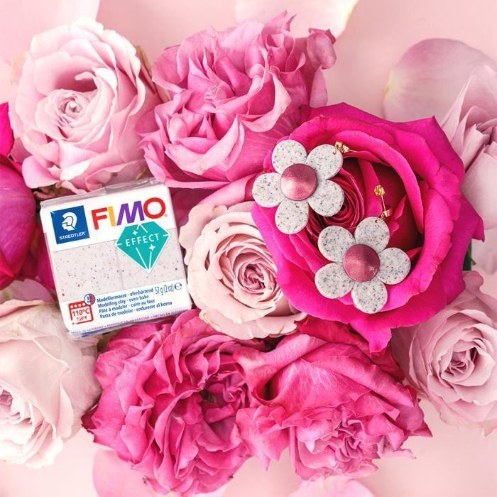 Pâte à modeler - FIMO - Effect 8010 - Botanical - Rose - Débutants et Artistes Amateurs