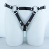 2024 New Upgraded Adjustable Wear PU Belt Chastity Lock Device Accessories Cock Cage Bondage Sexy Toys For Men Gay Adult Product