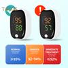 Blood Oxygen Meter Oximeter with Digital Display High Precision Compact Portable Non-Invasive Painless Blood Oxygen Monitor Clip