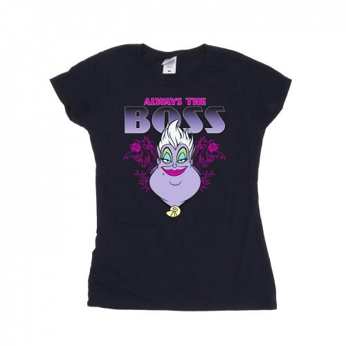 Disney Womens/Ladies The Little Mermaid Ursula Mum Is The Boss Cotton T-Shirt