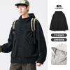 Functional outdoor jacket, men's workwear, windproof hooded mountaineering jacket, soft shell windproof jacket