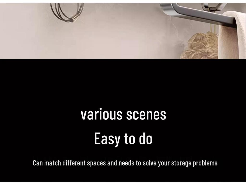 Настенная полка для ванной без сверления и органайзер для косметики