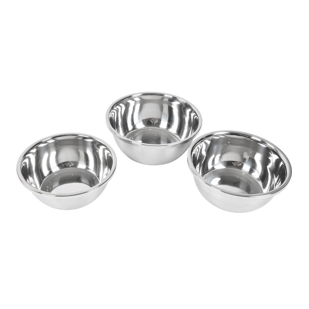 3 шт. 26 см 28 см 30 см набор мисок для смешивания нержавеющая сталь утолщенная суповая миска многофункциональная кухонная миска
