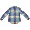 Polo Plaid Single-Breasted Collar Long Sleeve Shirt Women Shirts 211973264-002