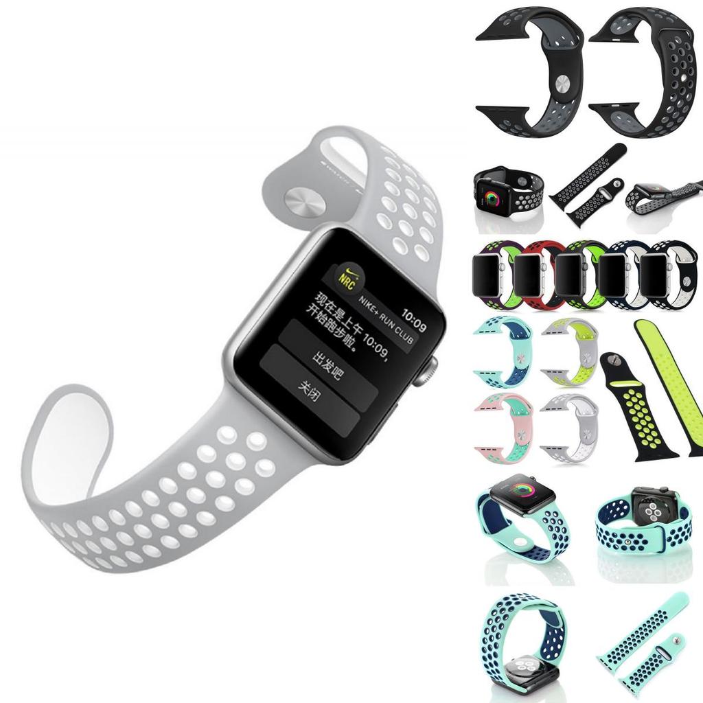 Premium Silicone Apple Watch Band Comfortable Sporty Design For Iwatch Series