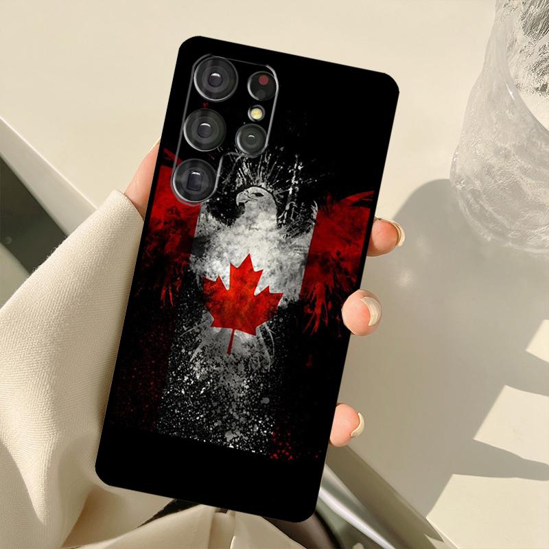 Canada Canadian Flag Case For Samsung Galaxy S25 Ultra S21 S22 S23 S24 Ultra S9 S10 Plus S20 FE S24 FE Back Cover