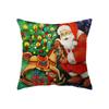 Рождественская атмосфера Санта-Клаус с принтом наволочка для дома, гостиной, украшения дивана, квадратная подушка, наволочка