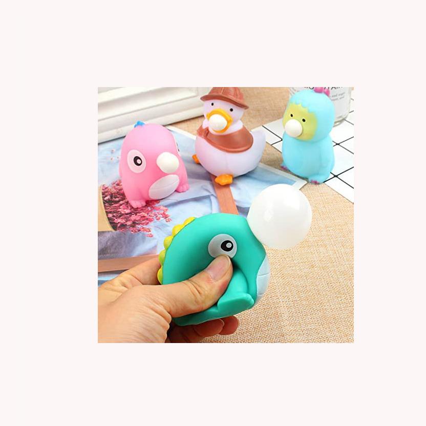 Хлюпает мягкие игрушки Pop It Bubble Baby Dinosaur Relax Emotions Toys Украшения для приборной панели Подарки для вечеринки Динозавр-поплавок Игрушки для ванной (Набор из 12 динозавров)