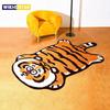 Imitation Cashmere Fat Tiger Floor Mat Cartoon Special-shaped Floor Mat Absorbent Bathroom Mat Entry Door Mat