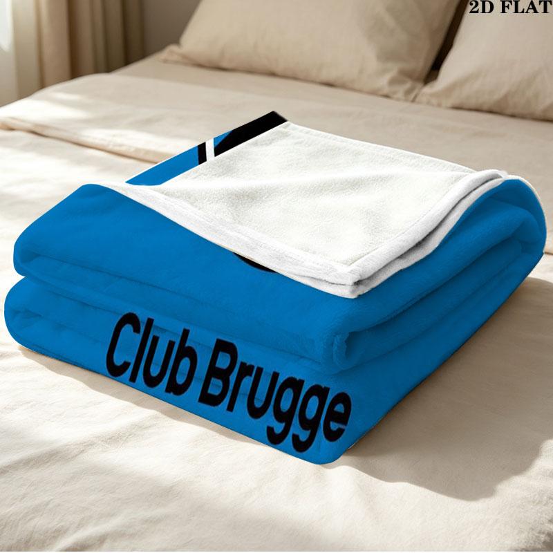 Custom Club Brugge Blanket, High quality Comfortable for All Seasons, Home Decor, Warmth and Comfort